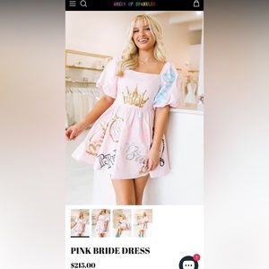 Queen of sparkles bride dress that I never wore :( so so cute and comfy! SMALL